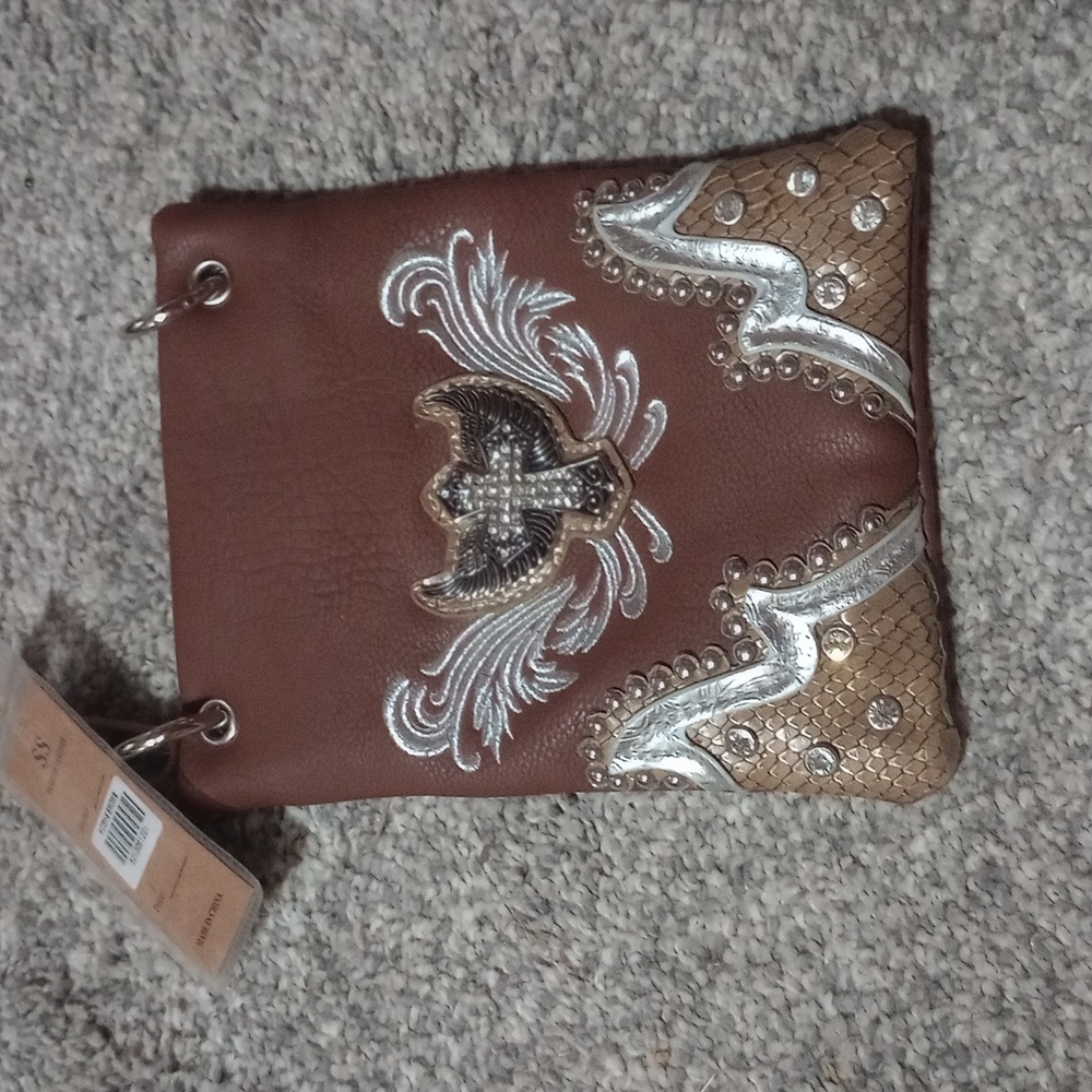 Fashion leather shoulder purse